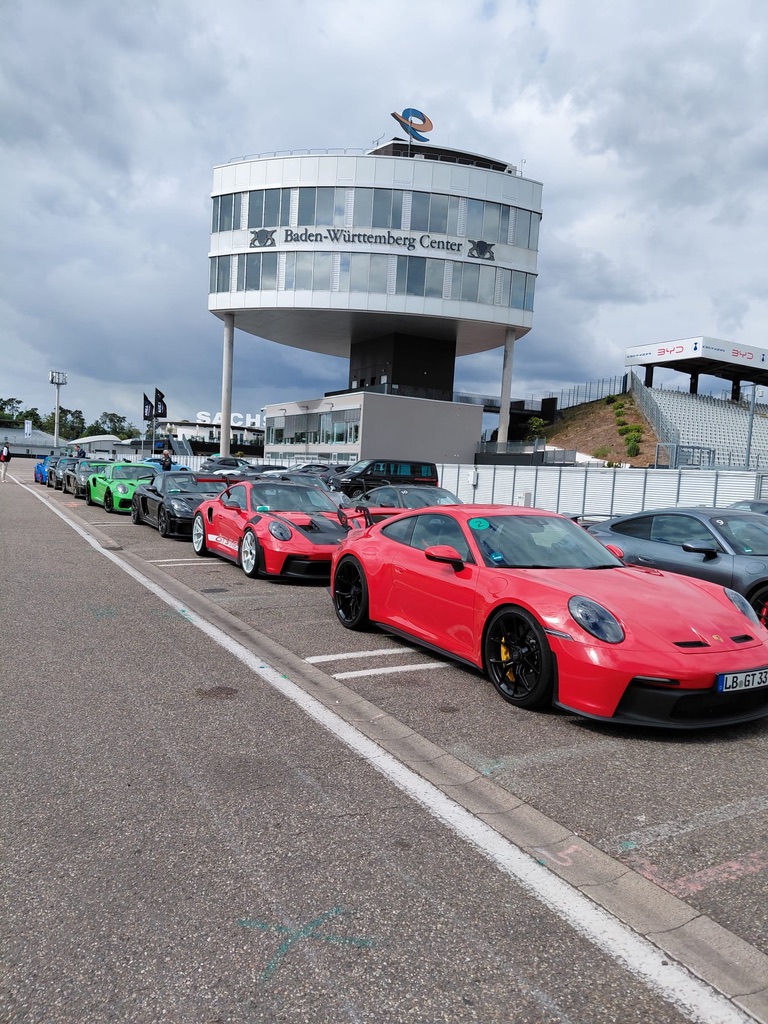 Porsche GT-Lineup am Hockenheimring