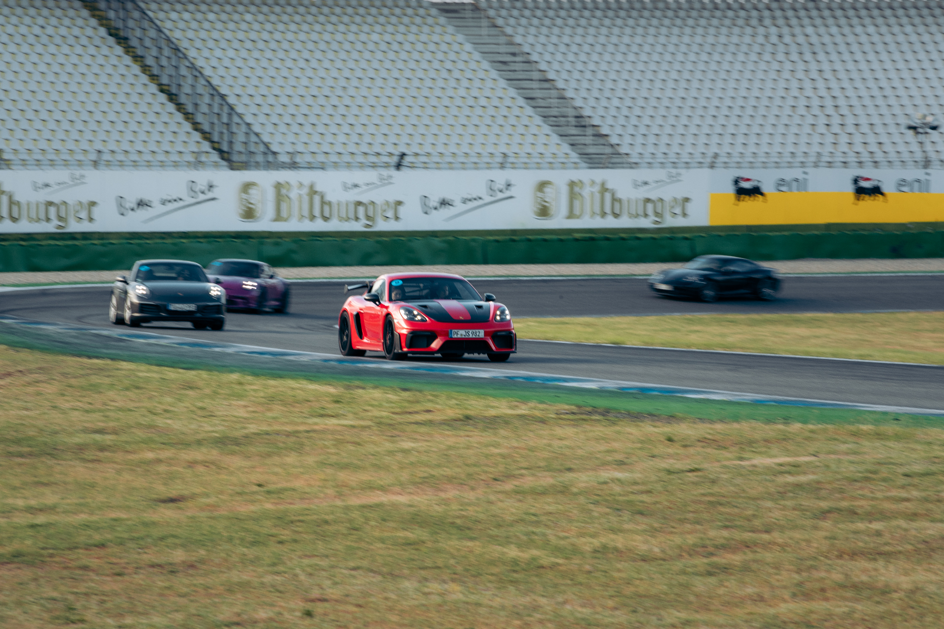 Porsche 718 GT4 auf dem Hockenheimring
